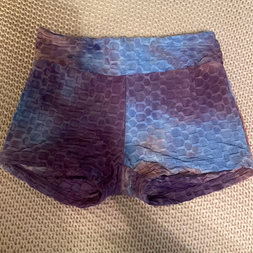 Workout Tie Die Shorts